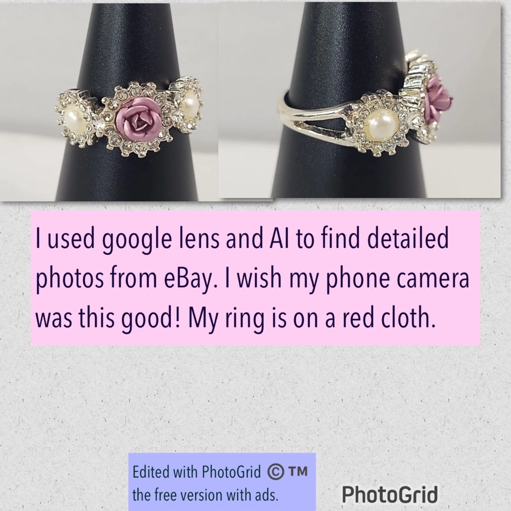 Avon costume jewelry rings, assorted. NO real gold or silver. NO real diamonds. - Picture 4 of 12
